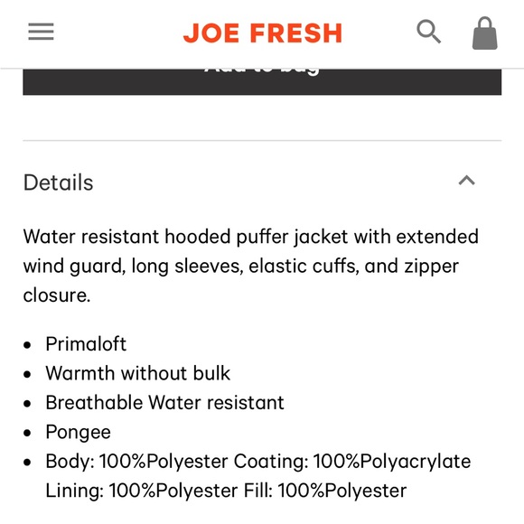 Baby puff jacket - Picture 3 of 3